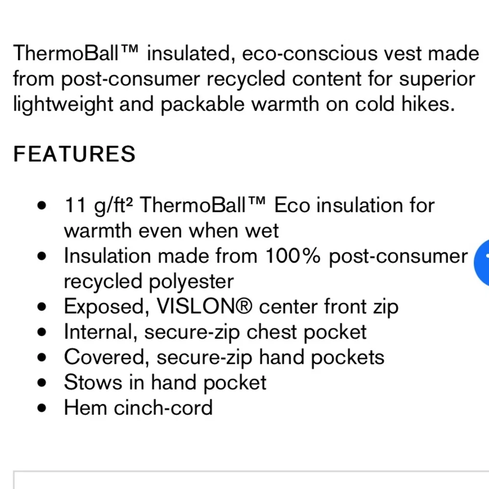 Black on Black North Face Puffer Vest - Picture 2 of 4